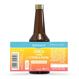 Sidruni-vaarika maitsega essents – 40 ml, 4 l jaoks – photo 4