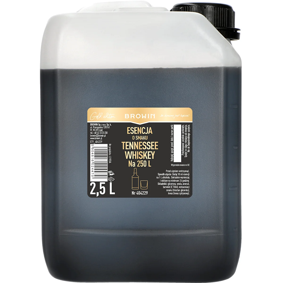 Tennessee viski maitse-esents 2,5 L, kuni 250 L valmis joogi jaoks