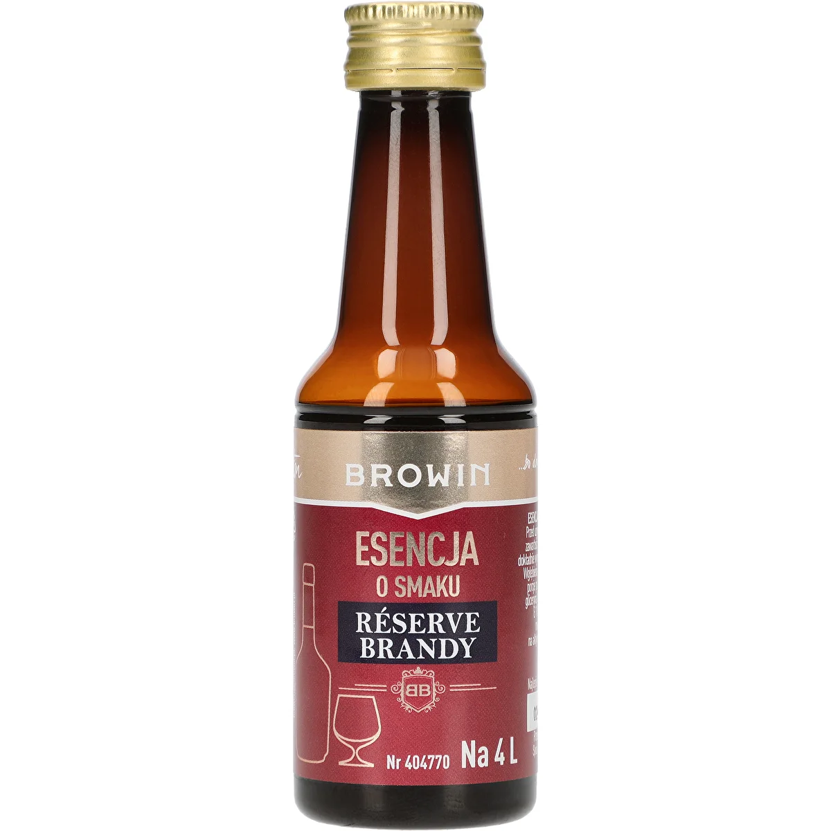 Reserve Brandy maitseessents, 40 ml, 4 L jaoks