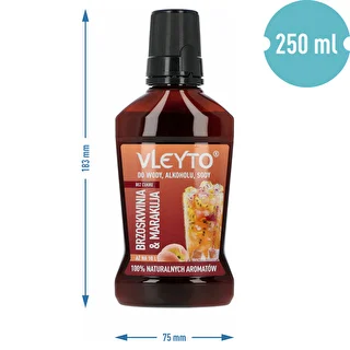 VLEYTO Virsik & Passionivili – maitseessents looduslike aroomidega, 250 ml – photo 5