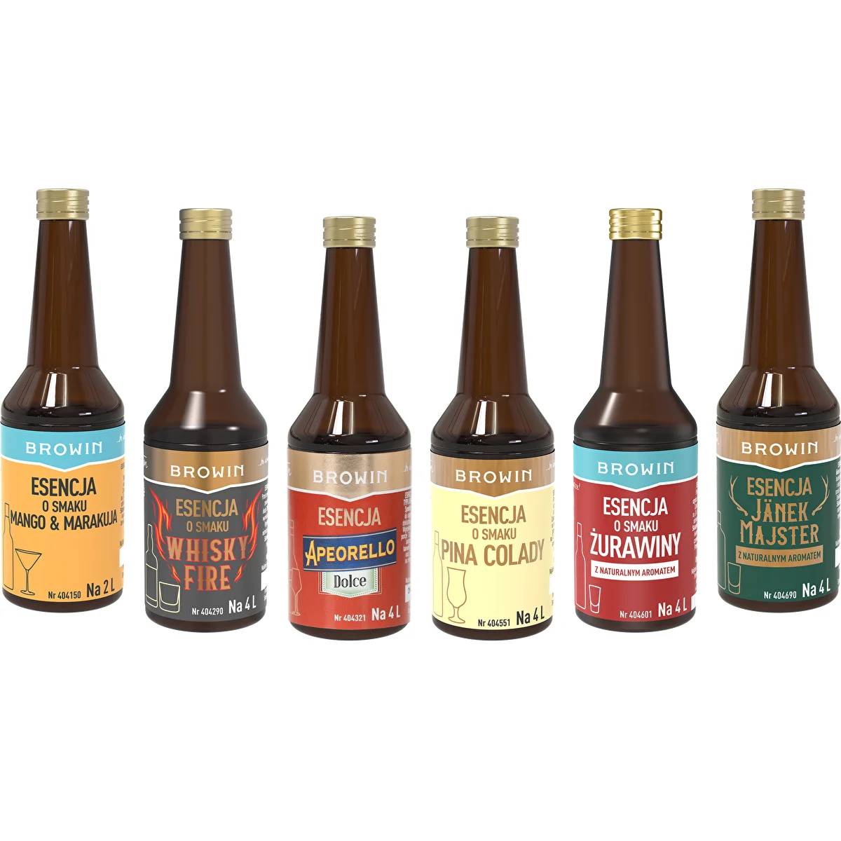 6 essentsi komplekt - kokteilikomplekt 6x40ml