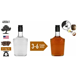 Ameerika tamme laastud, tugevalt röstitud, 50 g – photo 6