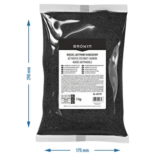 Kookospõhine aktiivsüsi 1 kg x 2 - komplekt – photo 5