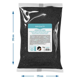 Activated Duo Carbon – kivisöe (mineraalne) ja kookospähkli aktiivsöe segu, 1 kg, kuni 60 L – photo 7