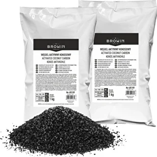 Kookospõhine aktiivsüsi 1 kg x 2 - komplekt – photo 1