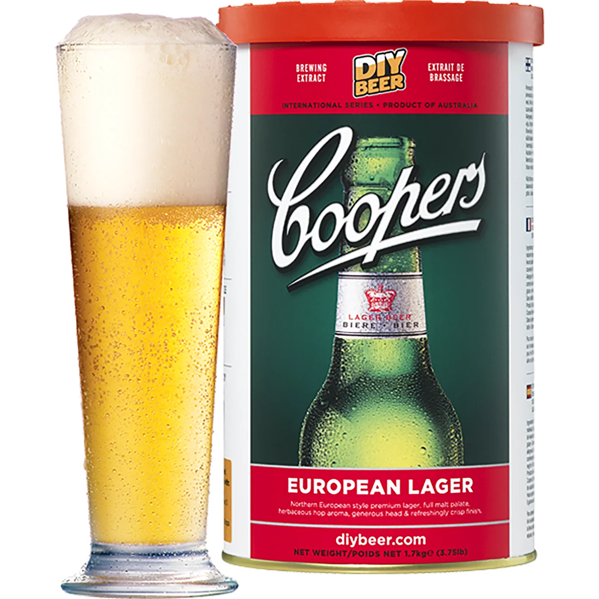 Coopers European Lager õllekomplekt
