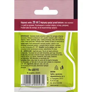 Universaalne veinipärm ilma eelkasvatuseta, 20 ml – photo 2