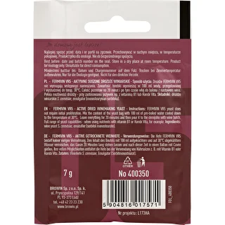 Veinipärm Fermivin VR5, 7 g – photo 2