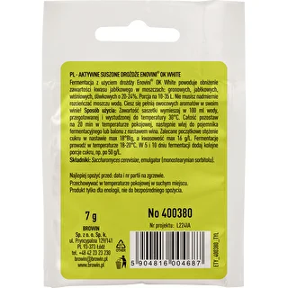 Enovini® OK WHITE - happesust vähendav veinipärm 7 g – photo 2