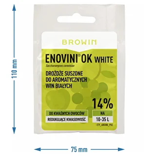 Enovini® OK WHITE - happesust vähendav veinipärm 7 g – photo 5