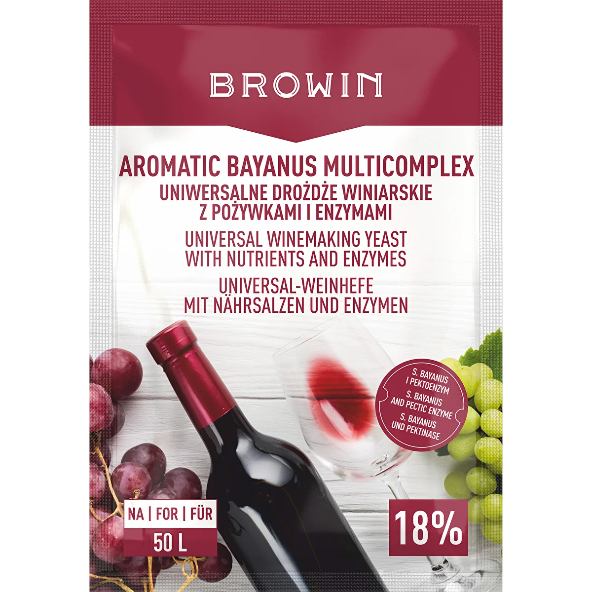 Aromatic Bayanus Multicomplex veini stardikomplekt, 40 g