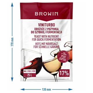 ViniTurbo - kiireks kääritamiseks mõeldud pärmid, 20 g – photo 3