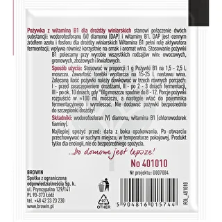 Veinipärmi toitaine B1-vitamiiniga, 10g – photo 2