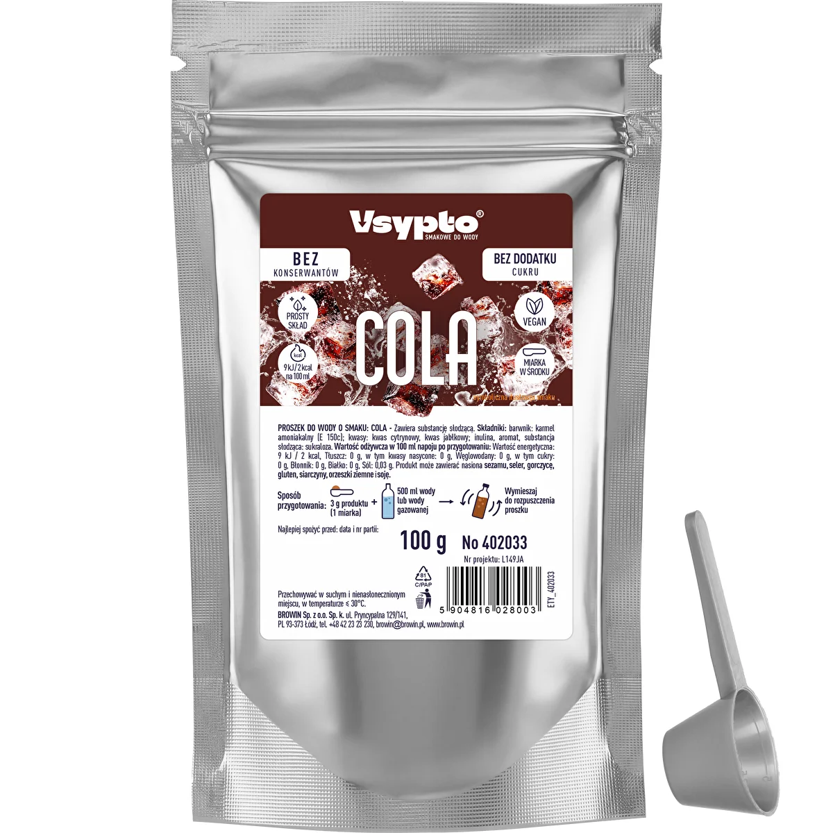 VSYPTO maitsega Cola, 100 g