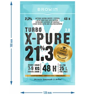 Turbo-pärm X-Pure 21,3% 48h, 25 L – photo 5