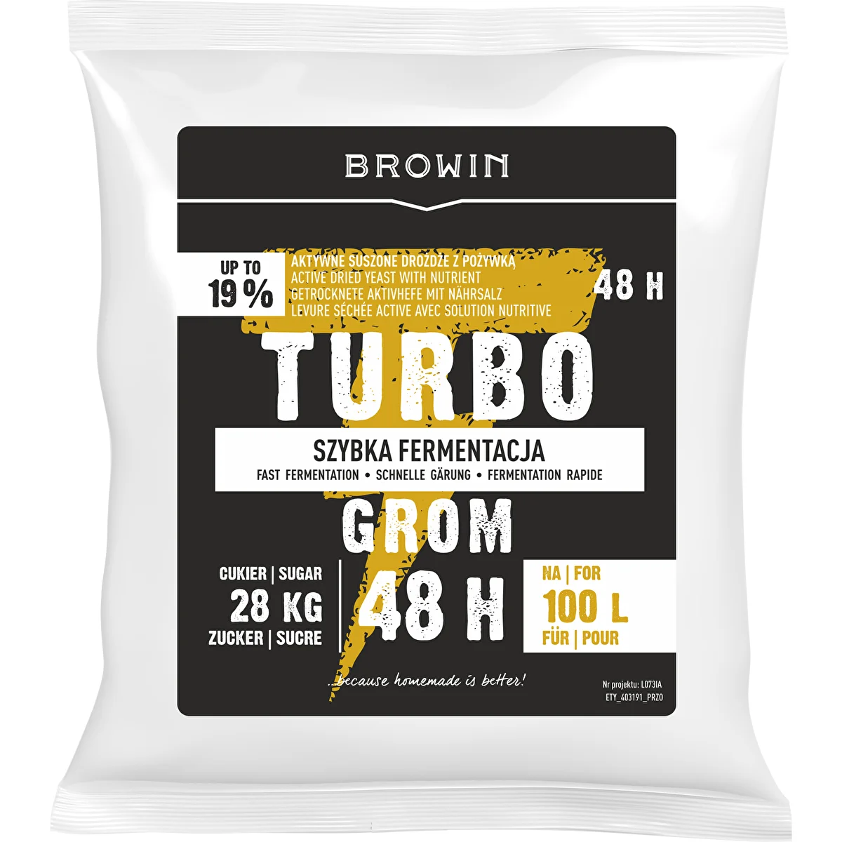 Destilleerimispärm Turbo Grom 48 h 100 L