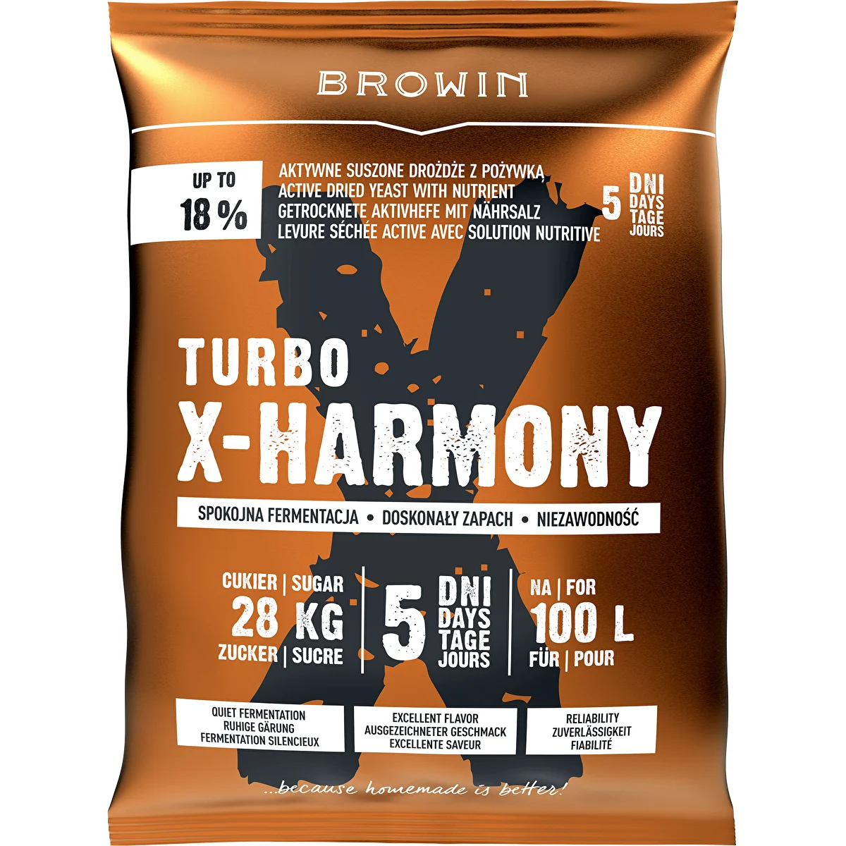 Turbopärm X-Harmony 18%, 100 L, 360 g