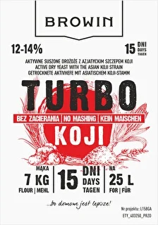 Turbo Koji destilleerimispärm, 50 g (ilma mäskimiseta!) – photo 5