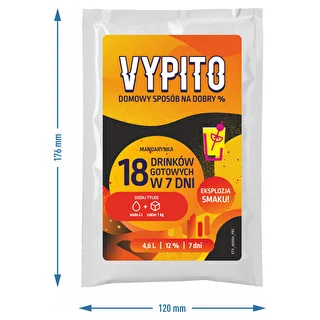 VYPITO 12%, 18 joogi jaoks mõeldud kotike - Mandariin, 126 g – photo 4