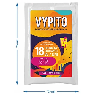 VYPITO 12%, kotike 18 joogi valmistamiseks - Chillout, kergelt puuviljane, 126 g – photo 4