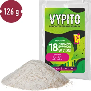 VYPITO 12%, kotike 18 kokteili jaoks - Energiajook, 126 g – photo 3