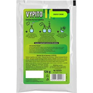 VYPITO 12%, kotike 18 kokteili jaoks - Energiajook, 126 g – photo 2