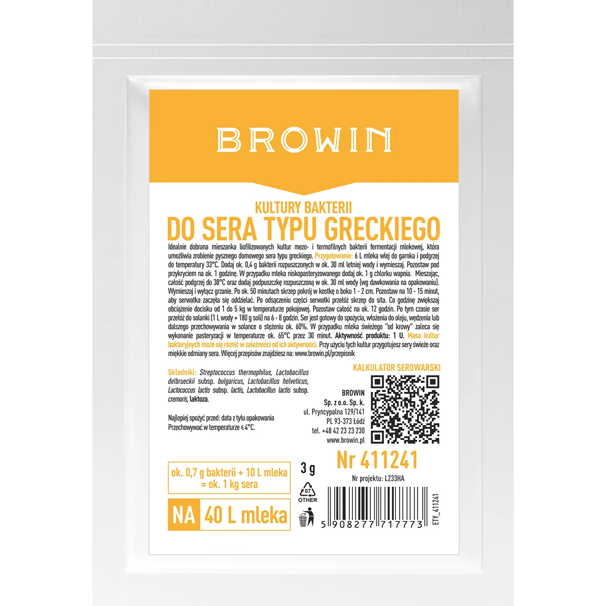 Bakterikultuurid Kreeka juustule