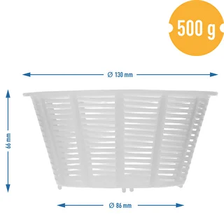 Ümmargune juustuvorm Ø 13 x 7 cm 500 g jaoks – photo 4