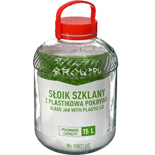 15 L purk plastikust kaanega – photo 2