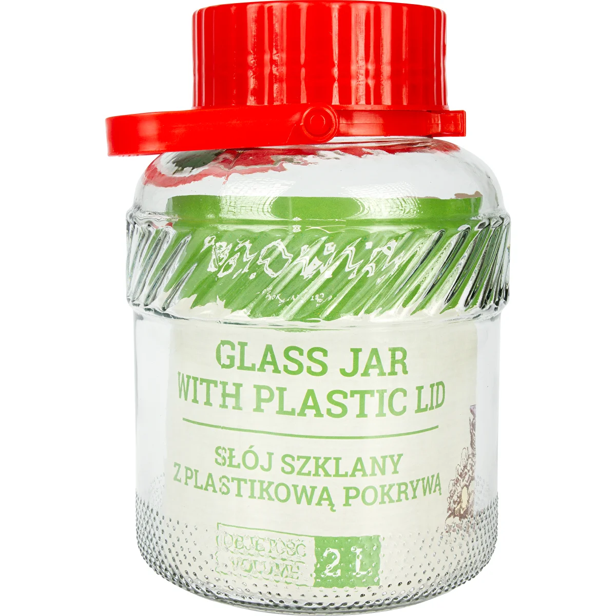 Purk 2L plastikust kaanega