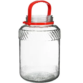 3 L purk plastikust kaanega – photo 2