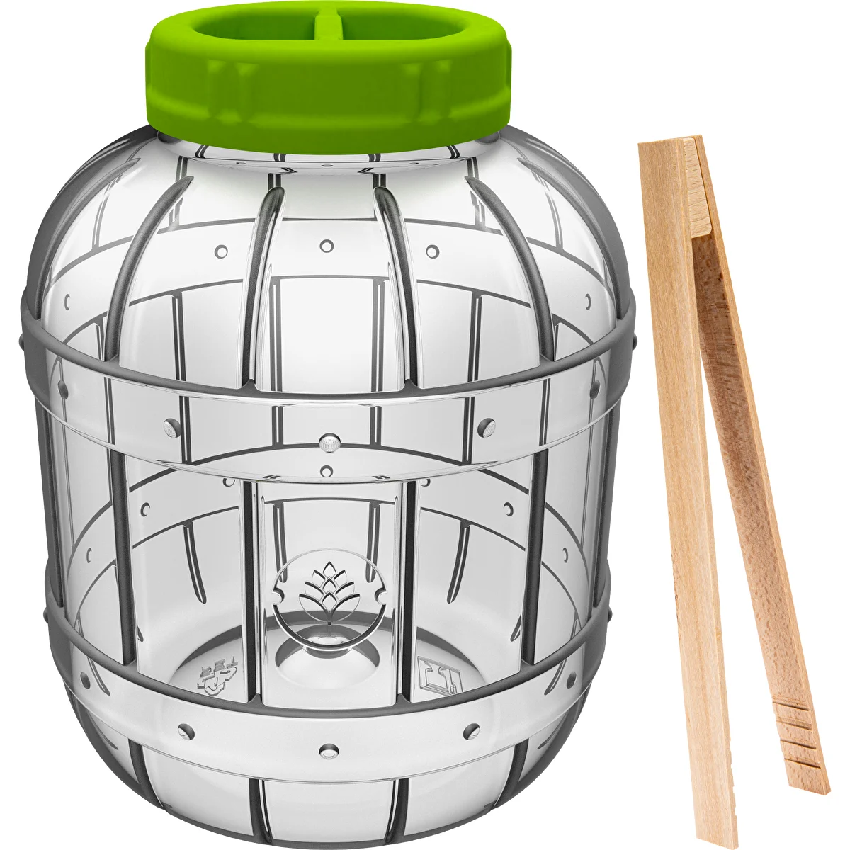 Purunemiskindel, mitmeotstarbeline hapendamispurk + tangid, 5L
