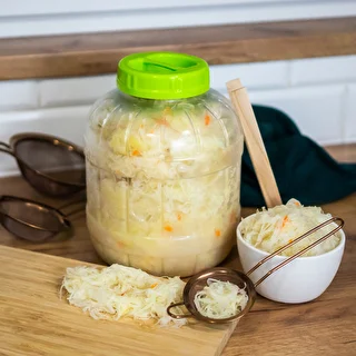 Purunemiskindel, mitmeotstarbeline hapendamispurk + tangid, 5L – photo 8