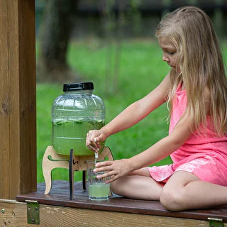 Purunemiskindel 5L kraaniga purk koos kahepoolse puidust alusega – photo 17