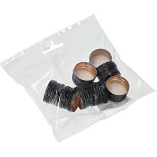 Keeratav pudelikork fi 28/18 mm - must, 8 tk. – photo 3