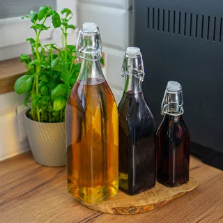 1 l pudel hermeetilise klambrikorgiga – ruudukujuline – photo 4