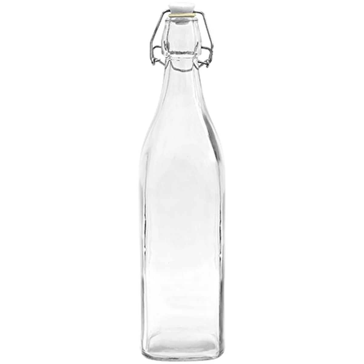 Kwadrat-pudel hermeetilise sulguriga 0,5 L