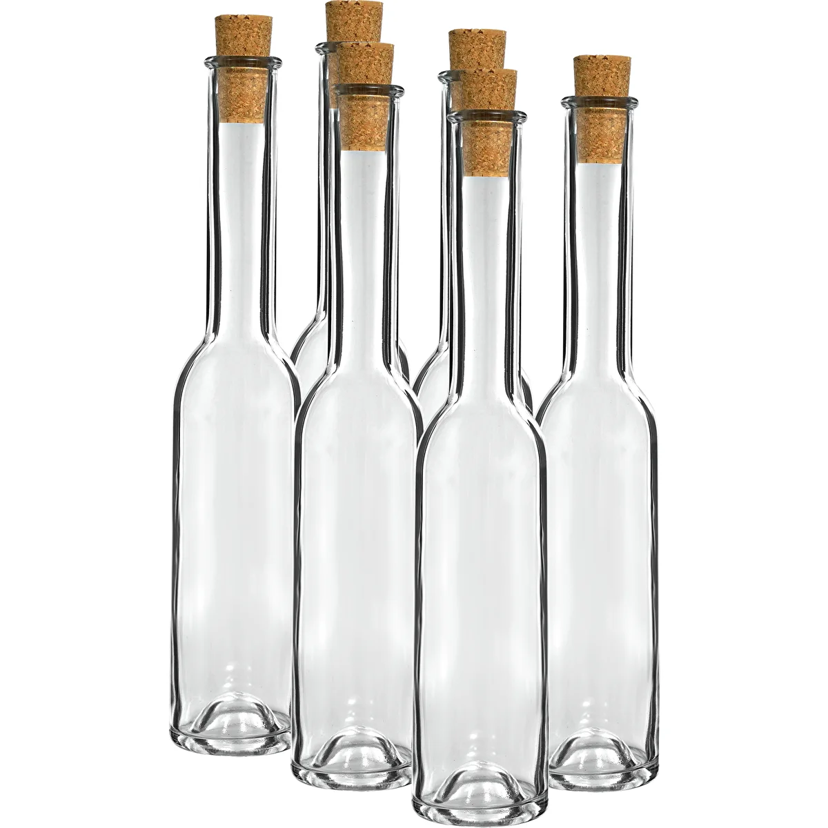 Tinktuuripudel 200 ml 6 tk + 6 korki 23/18