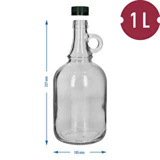 Pudel Gallone 1 l korgiga, ilma punutiseta – photo 4