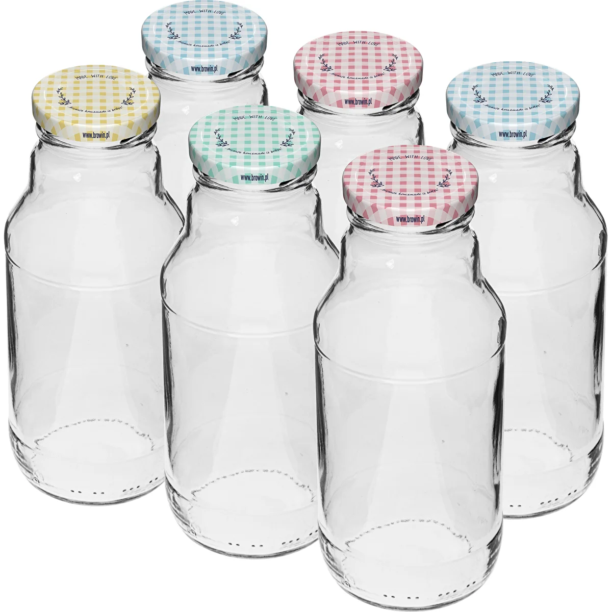 TO-mahlapudel 330 ml, Ø 43 mm korgiga - 6 tk.