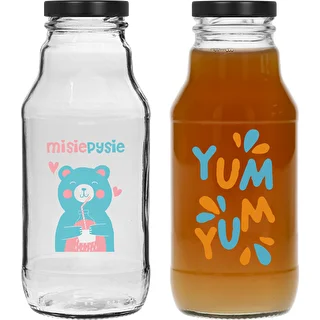 330 ml twist-off pudel fi43 keeratava korgi ja värvilise trükiga - 6 tk – photo 5