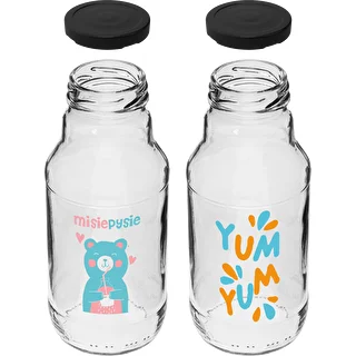 330 ml twist-off pudel fi43 keeratava korgi ja värvilise trükiga - 6 tk – photo 4