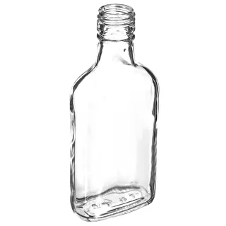 Plaskukujuline likööripudel 200 ml - 10 tk. – photo 3