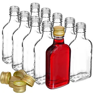 Likööripudel taskupudel, kruvikorgiga, 200 ml, 10 tk – photo 2