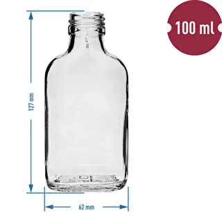 Taskupudeli-tüüpi 100 ml pudel tinktuuridele 10 tk – photo 4