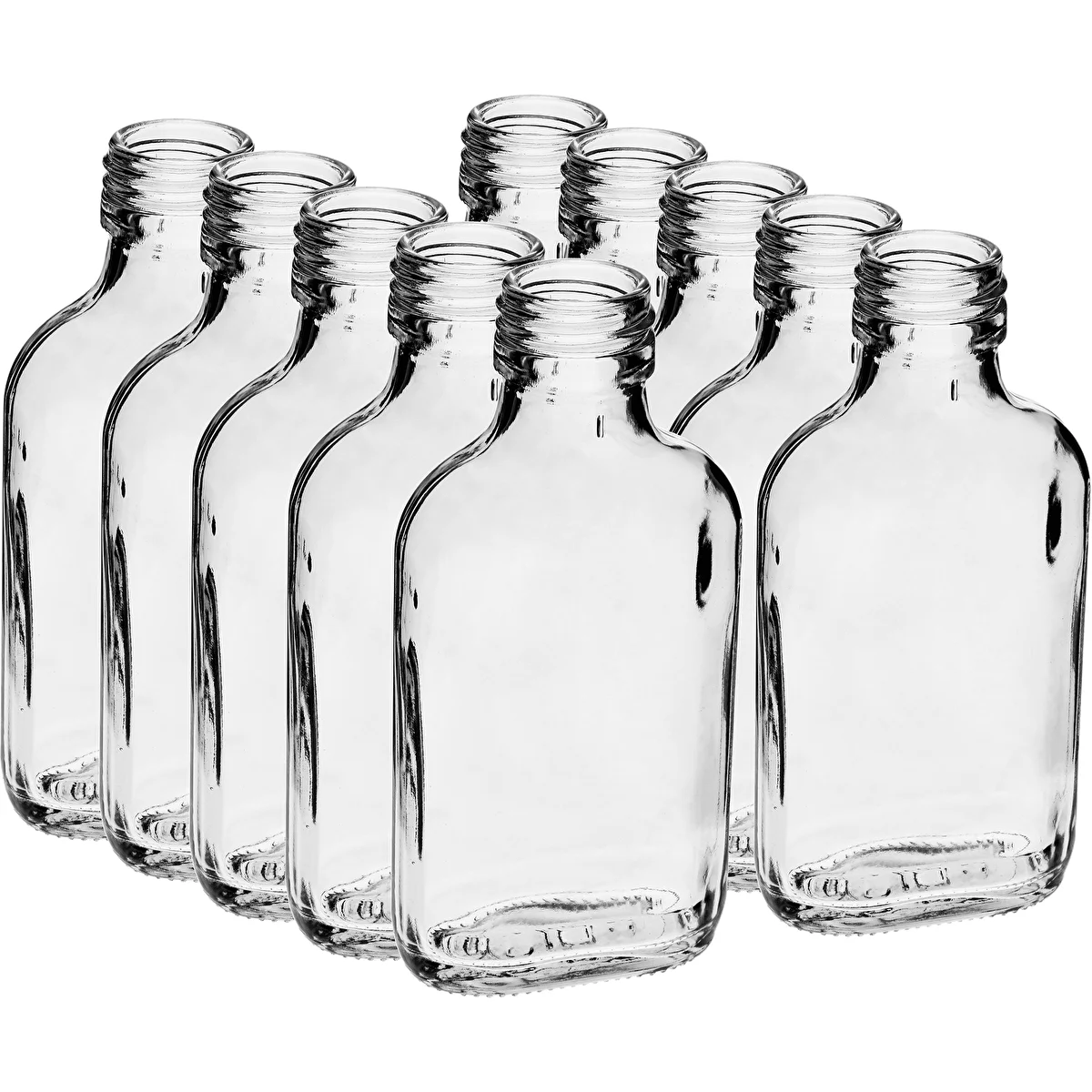 Taskupudeli-tüüpi 100 ml pudel tinktuuridele 10 tk