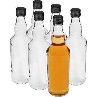 500 ml viinapudel, musta kruvikorgiga, 6 tk. – photo 3