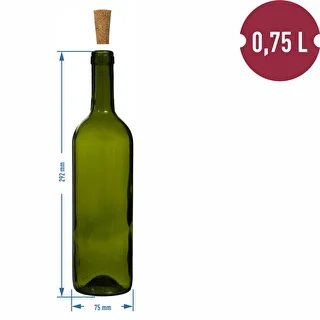 Oliiviroheline veinipudel 0,75 l - kilesse pakendatud 8 tk – photo 6