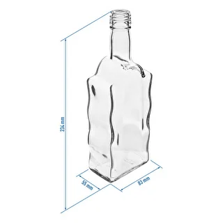 Klasztorna pudel 500 ml, keeratava korgiga, valge - 6 tk – photo 4