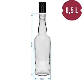 Kapteni pudel 500 ml keeratava korgiga, 1 tk. – photo 4